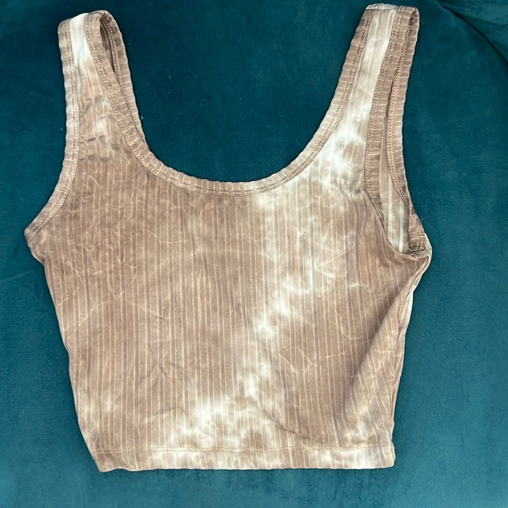 Womens size small tie dye crop tank top
